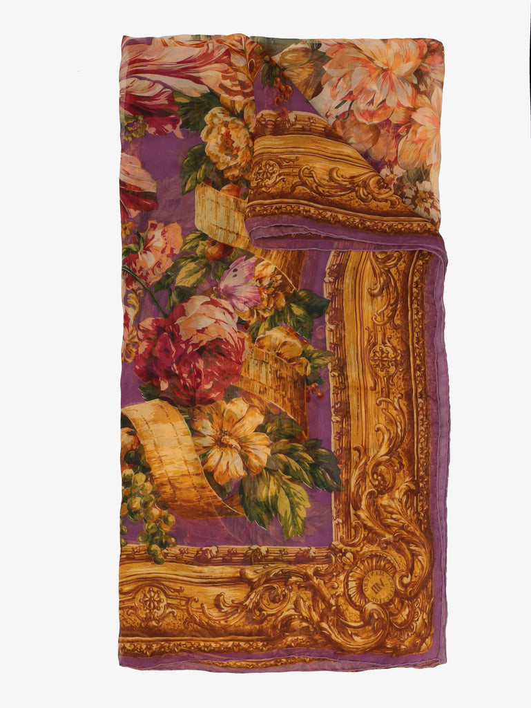 Mantero Flowered Silk Foulard