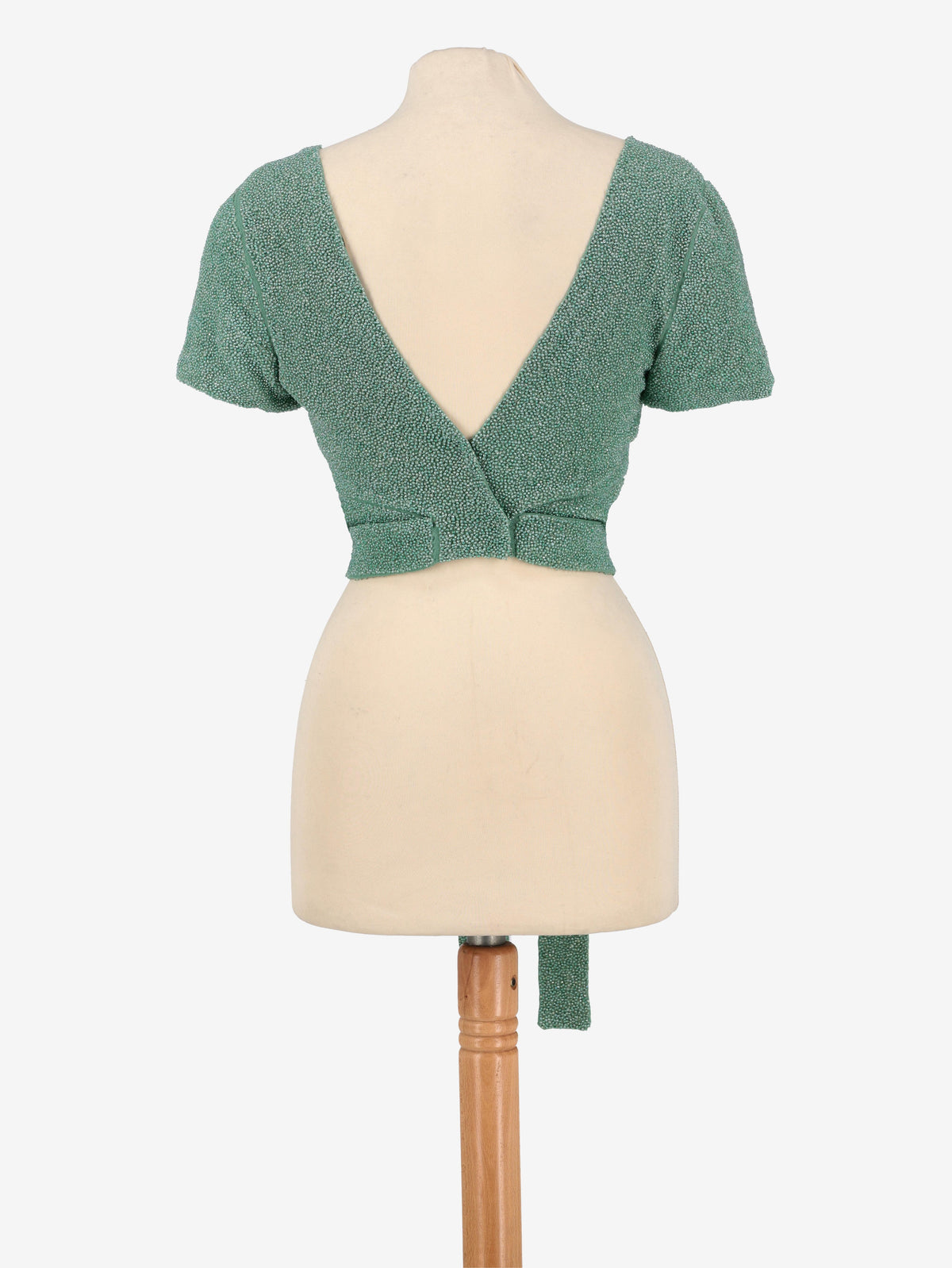 Top con perline di vetro Fendi
