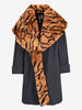 Mondrian Double Lined Coat With Shearling W2511.70  Mondrian 