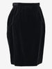 Saint Laurent Black Velvet-Effect Midi Skirt CVM23.117.4  Yves Saint Laurent 