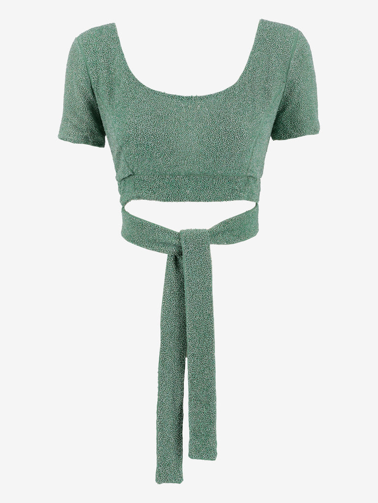 Top con perline di vetro Fendi