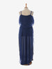 Krizia Blue And Black Long Dress WCV050624  Krizia 