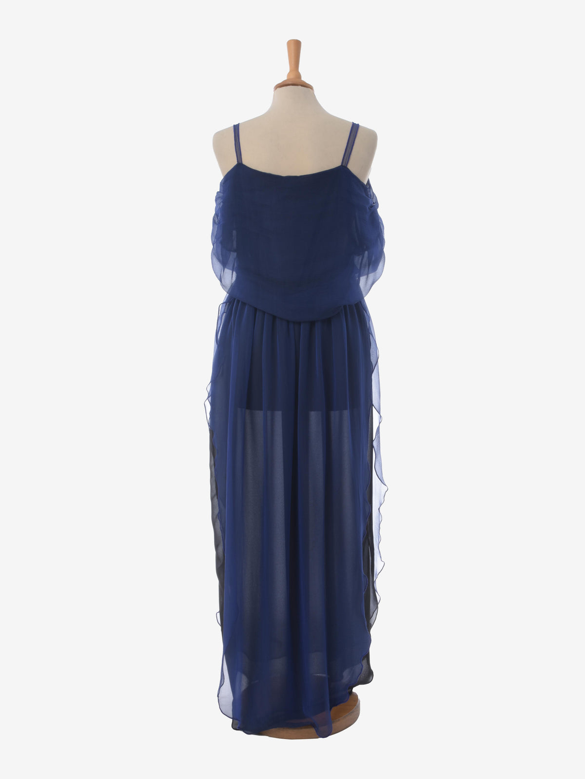 Krizia Blue And Black Long Dress WCV050624  Krizia 