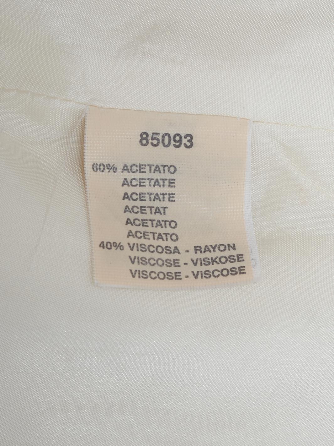Tuta Linea Piano di Max Mara Bianca Nera