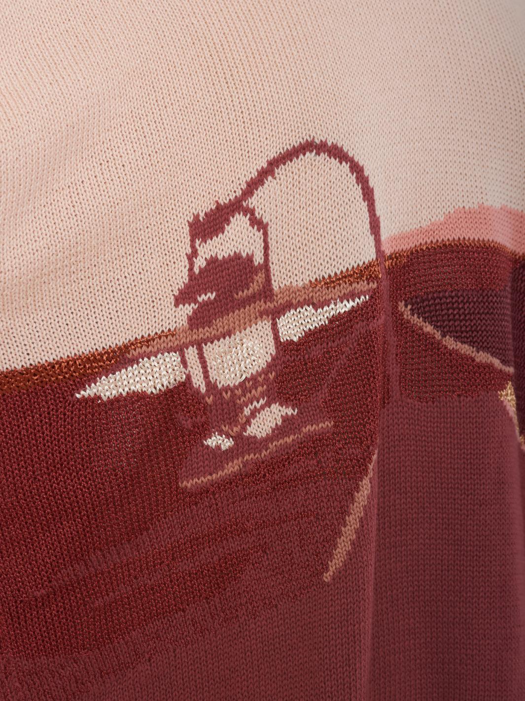 Krizia Sweater with Abstract Embroidery