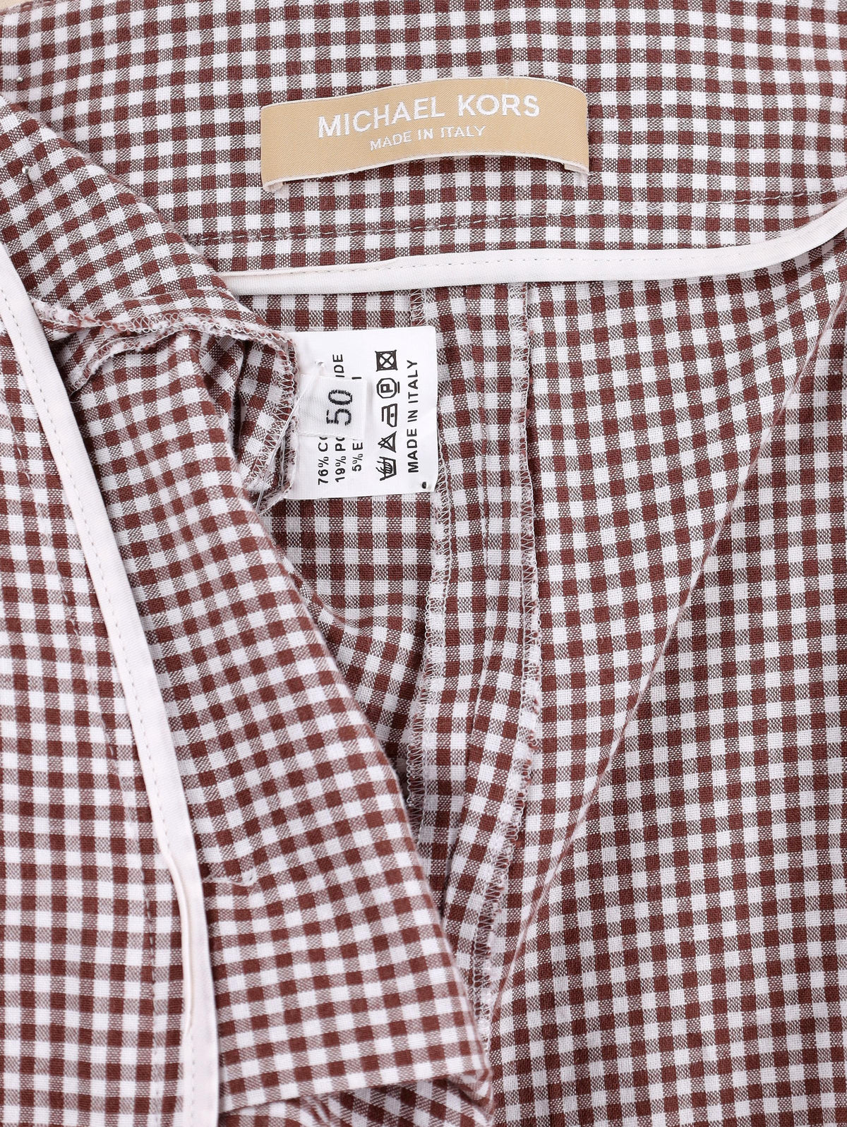 Michael Kors Vintage Gingham Shorts WCV241010305  Michael Kors 