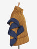 Vintage Gold quilt with blue snake - '00s AR021  Vintage 