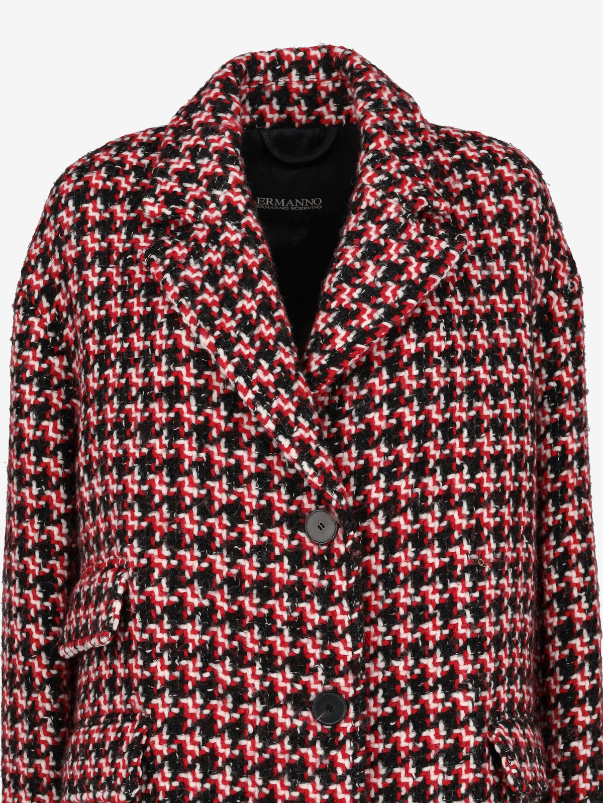 Ermanno Scervino Textured Multicolor Knitted Coat CVM26.22.27  Ermanno Scervino 
