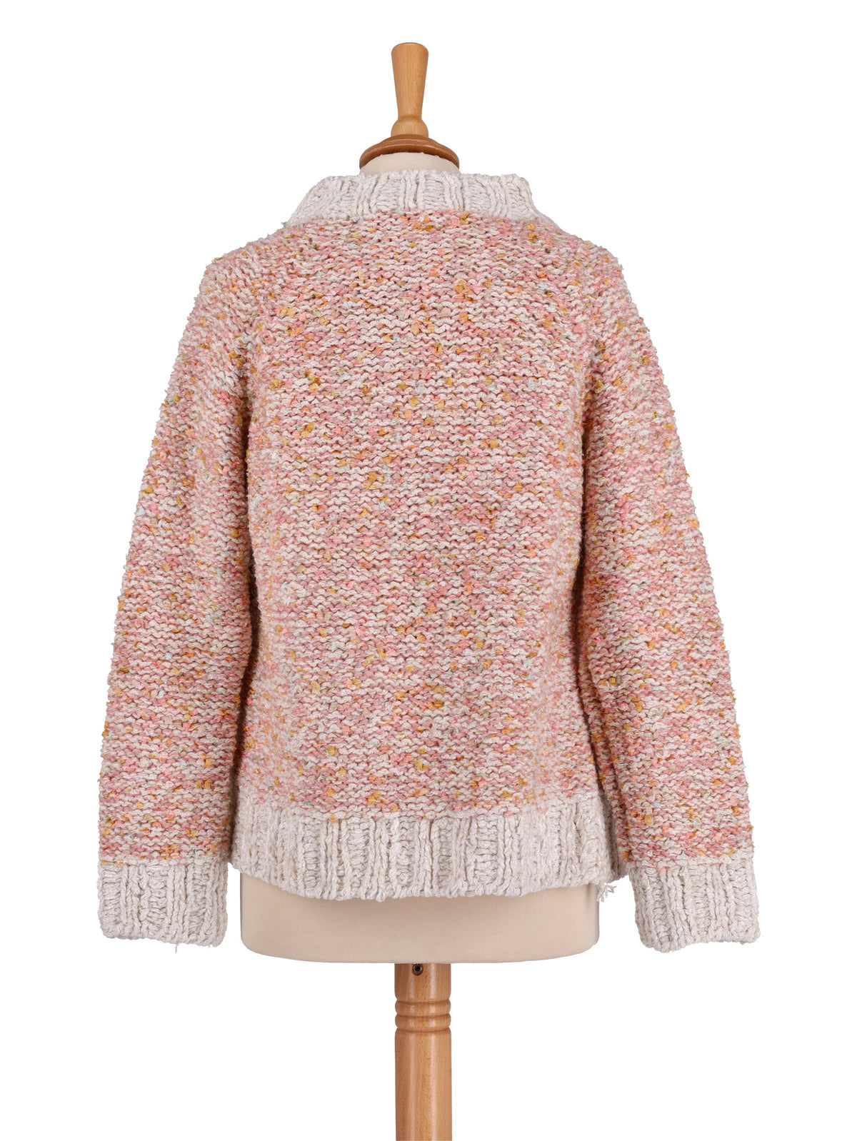 Junya Watanabe PInk Melange Cardigan WCV241010335  Junya Watanabe 