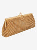 Vintage Golden Beaded Clutch Bag W150626.42  Vintage 