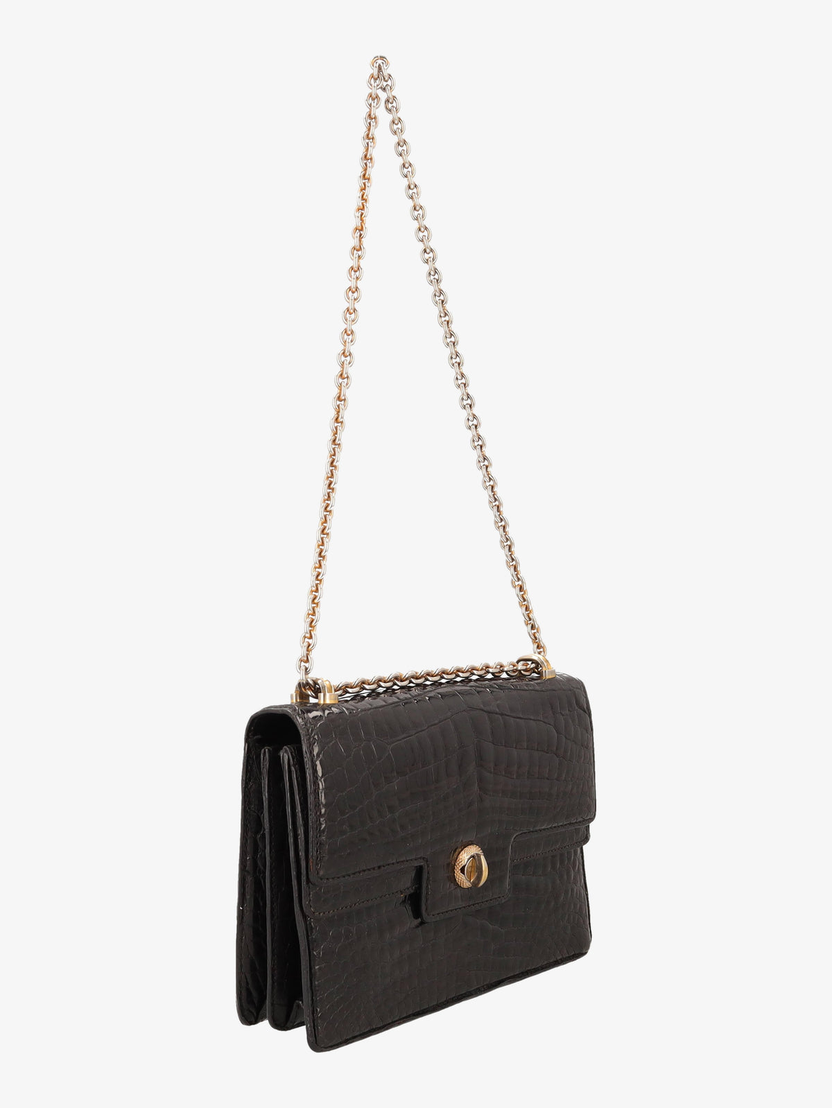 Borsa Gucci con catena in cocco nero