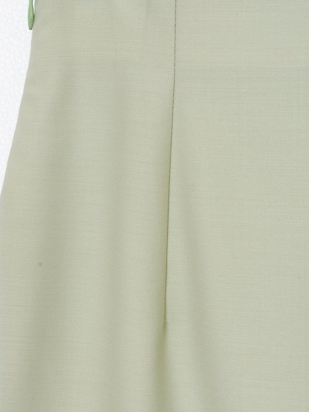1990s Gianni Versace light green jacket and skirt suit in cool wool CVM22.12.3  Gianni Versace 