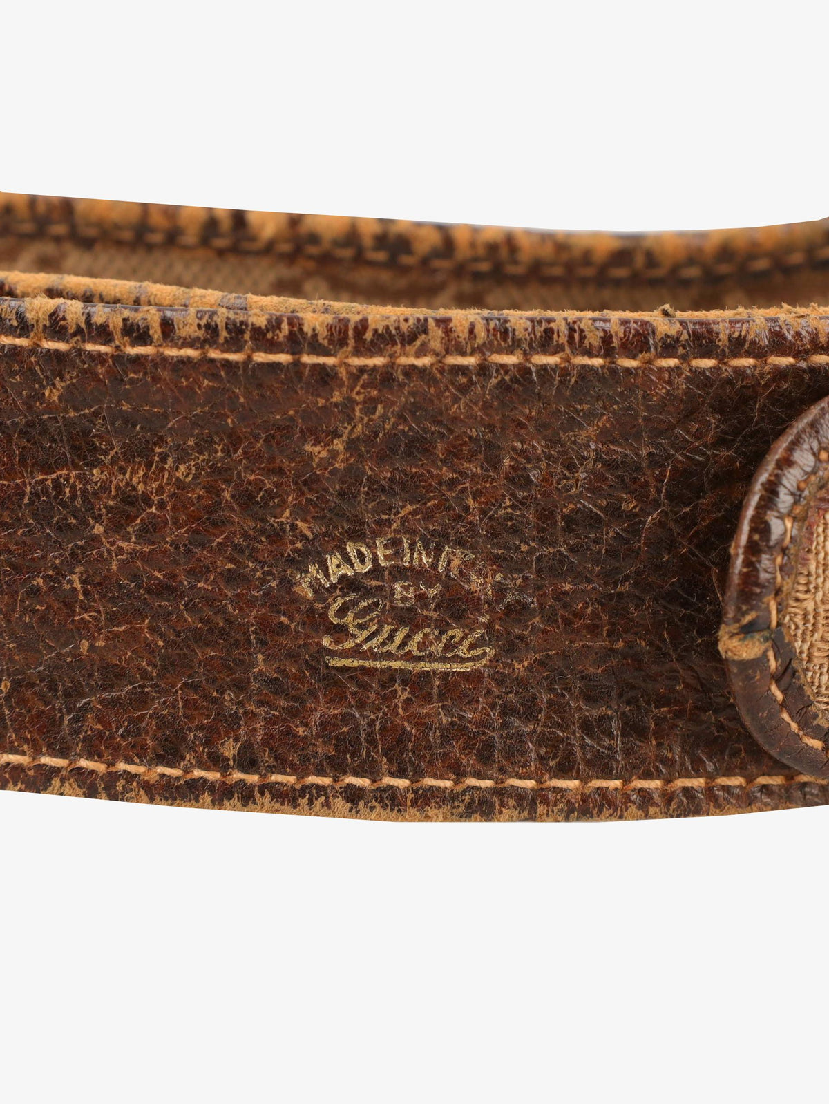 Cintura sottile con monogramma Gucci