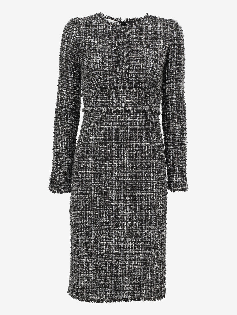 Vintage Chanel-Inspired Tweed Mini Dress MR241123.39  Vintage 
