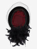 Vintage Veiled Feather Hat W27526.141  Vintage 
