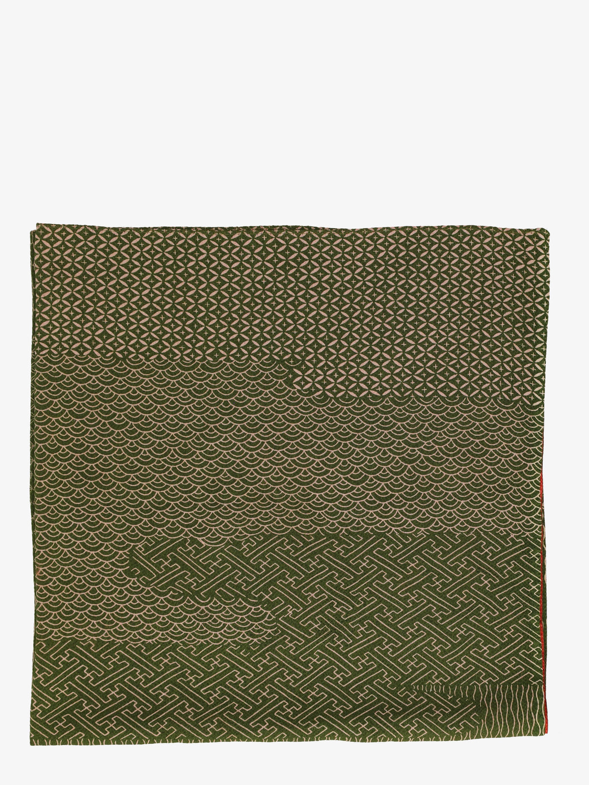 Vintage Oriental Silk Foulard