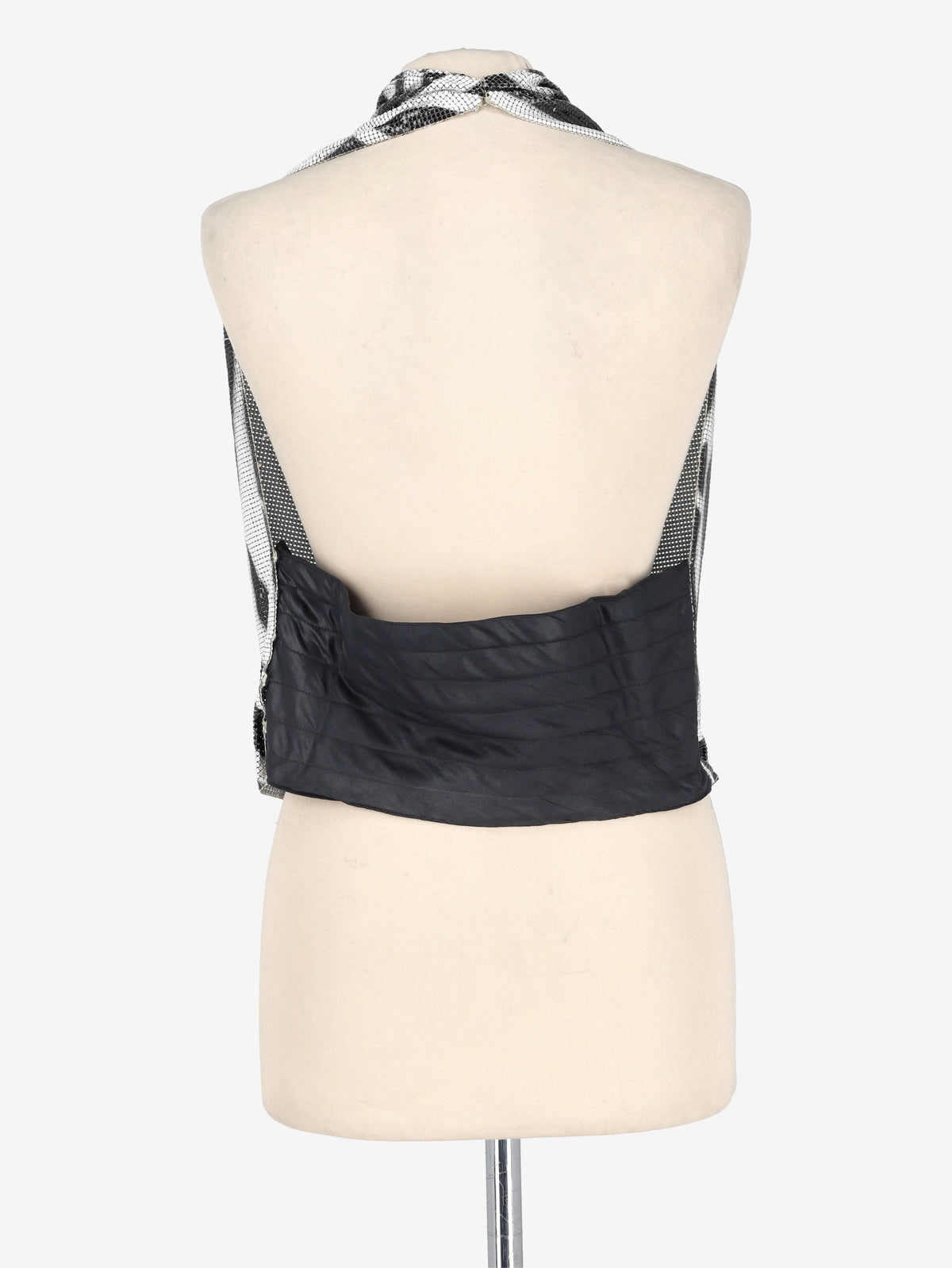 Versace Zebra Print Open-Back Top MR206002  Versace 