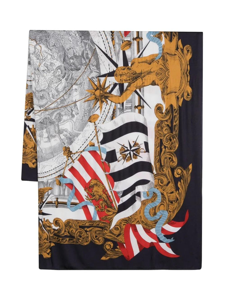 Gianfranco Ferré motif-print silk scarf WCV241098  Gianfranco Ferré 