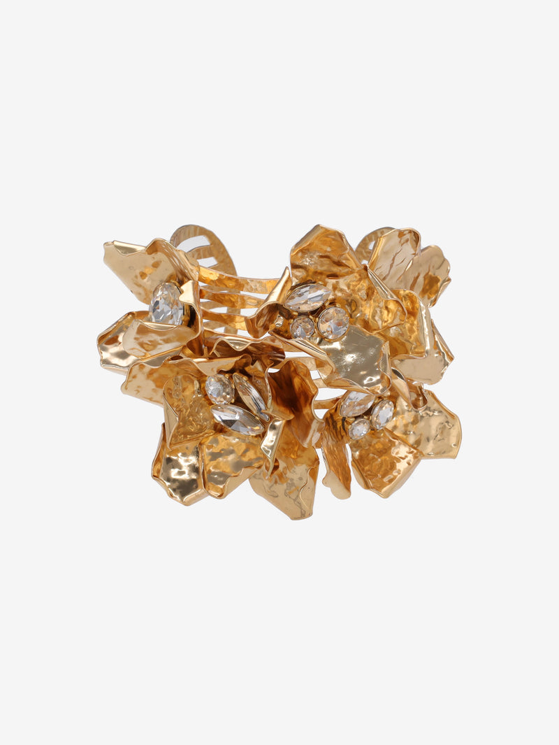 Vintage Oversized Floral Cuff Bracelet W13426.79  Vintage 