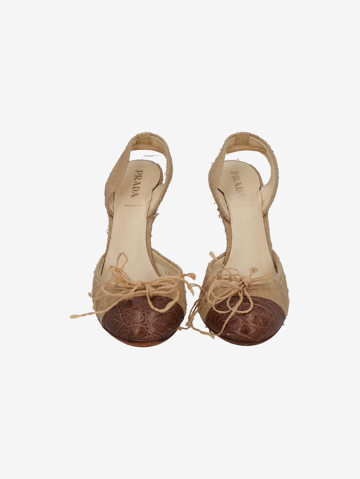 Prada Slingback Heels MR190522.16  Prada 