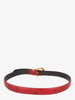 Vintage Red Python Belt