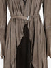 Just Cavalli Suede Leather Coat with Metal Detail W7426.17 . Just Cavalli 