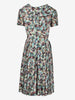 Vintage 50s Patterned Dress W2111037  Vintage 