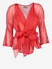 Armani Collezioni Sheer Belted Blouse W27526.43  Armani 