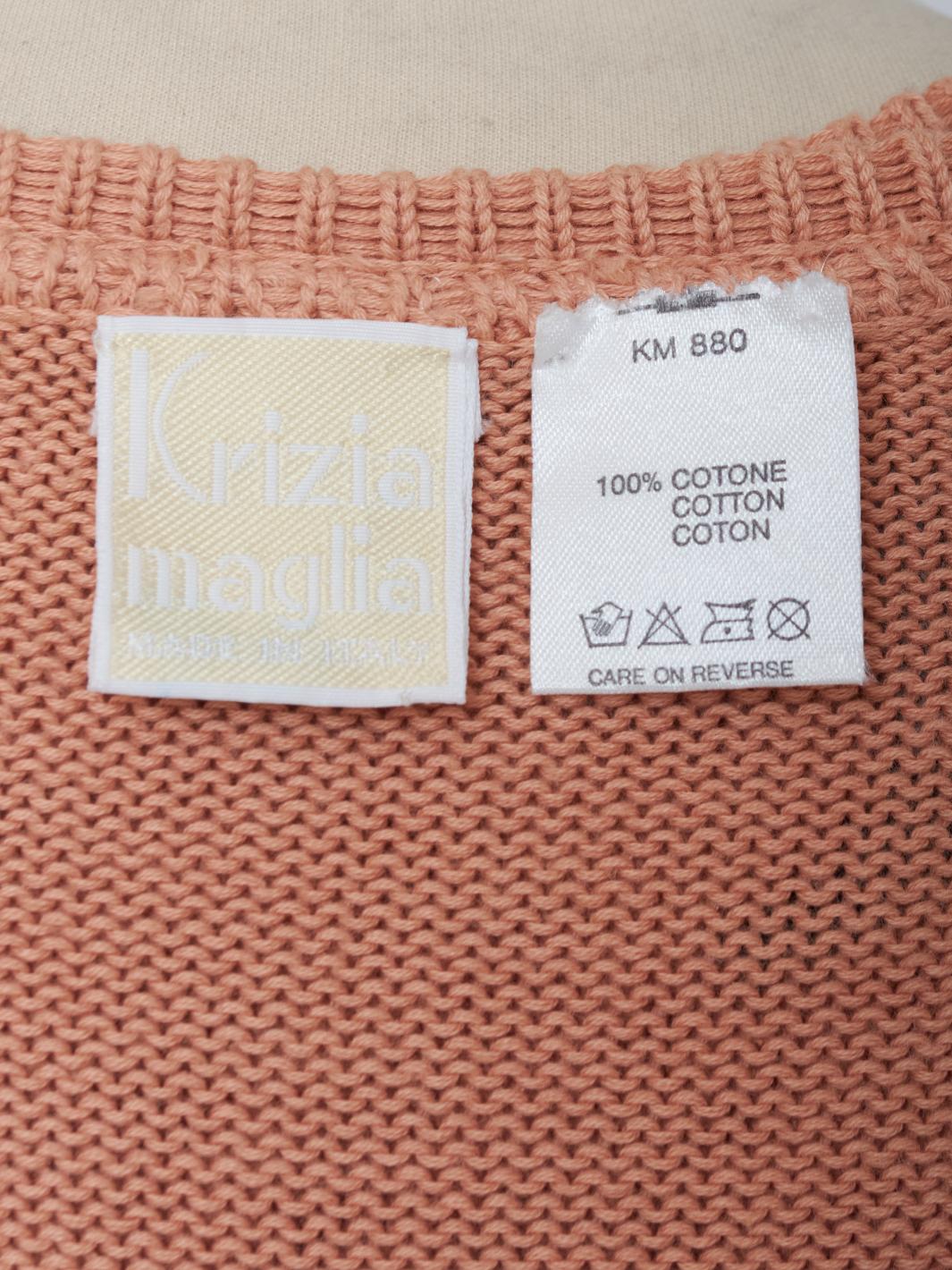 Krizia Maglia in cotone con stampa astratta