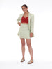 1990s Gianni Versace light green jacket and skirt suit in cool wool CVM22.12.3  Gianni Versace 
