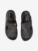 Marni Fringe Fussbett Sandal in Black Leather MU260321.49  Marni 