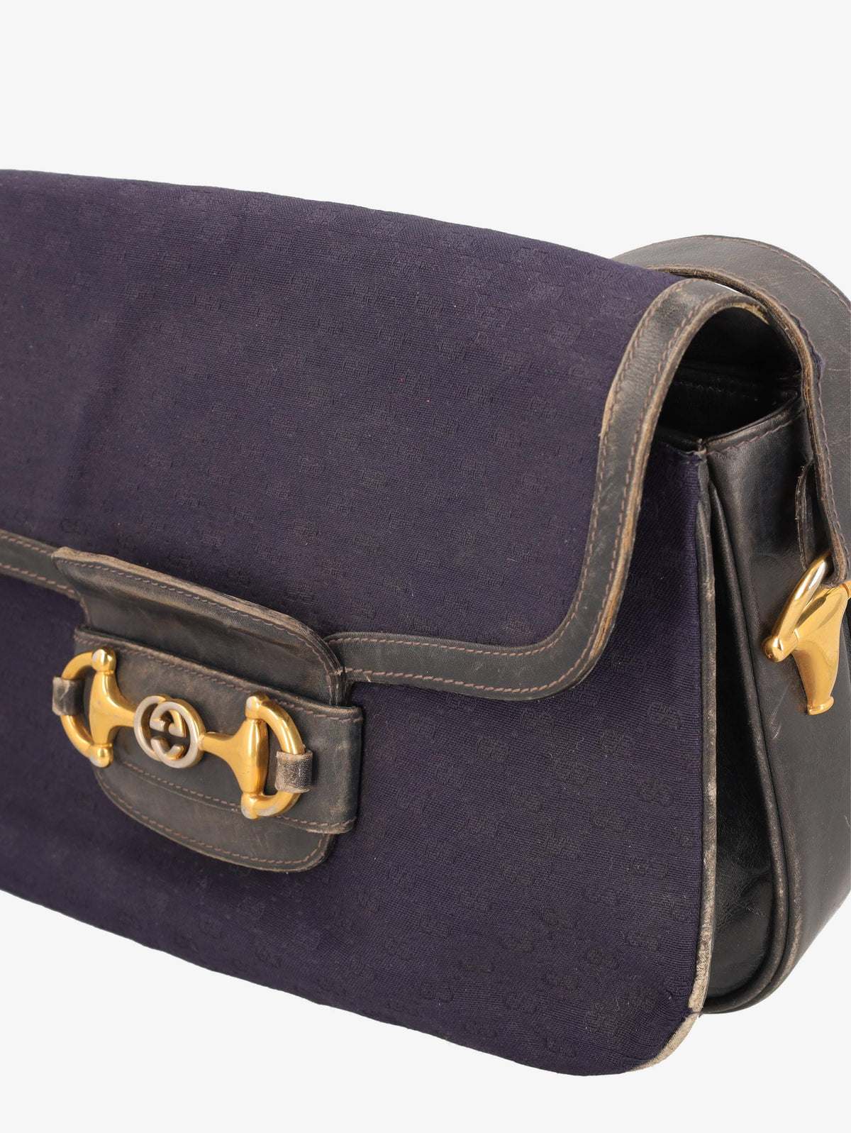 Gucci Vintage Horsebit Shoulder Bag