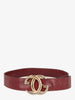 Gucci Burgundy Buckle Belt