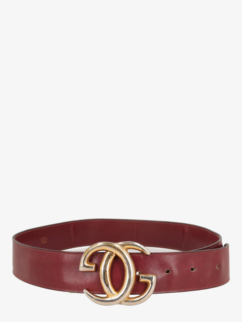 Gucci Burgundy Buckle Belt