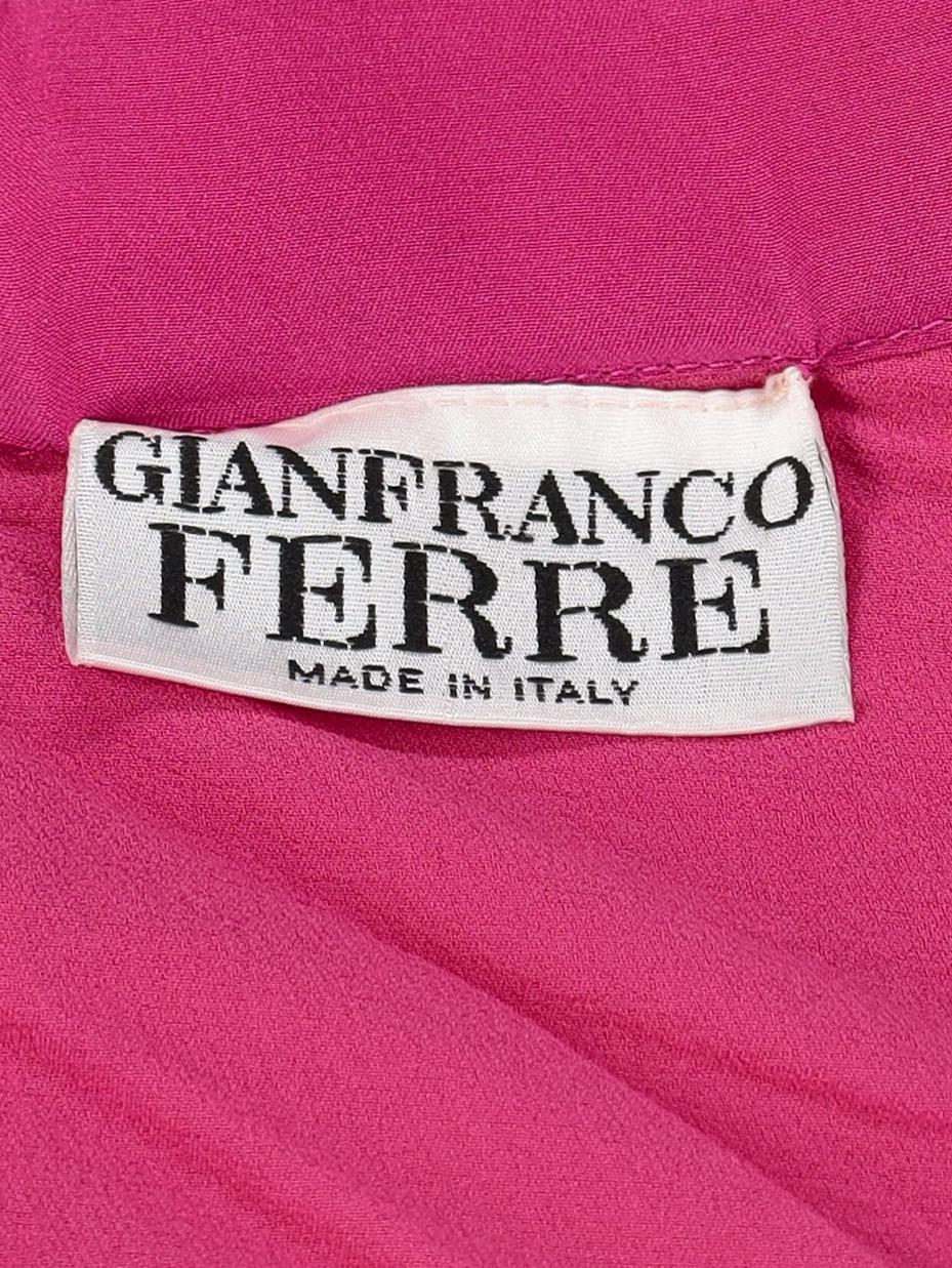 Gianfranco Ferré Fuchsia Beaded Suit WCV041224.153  Gianfranco Ferré 