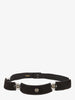 Pirovano Vintage Black Suede Belt