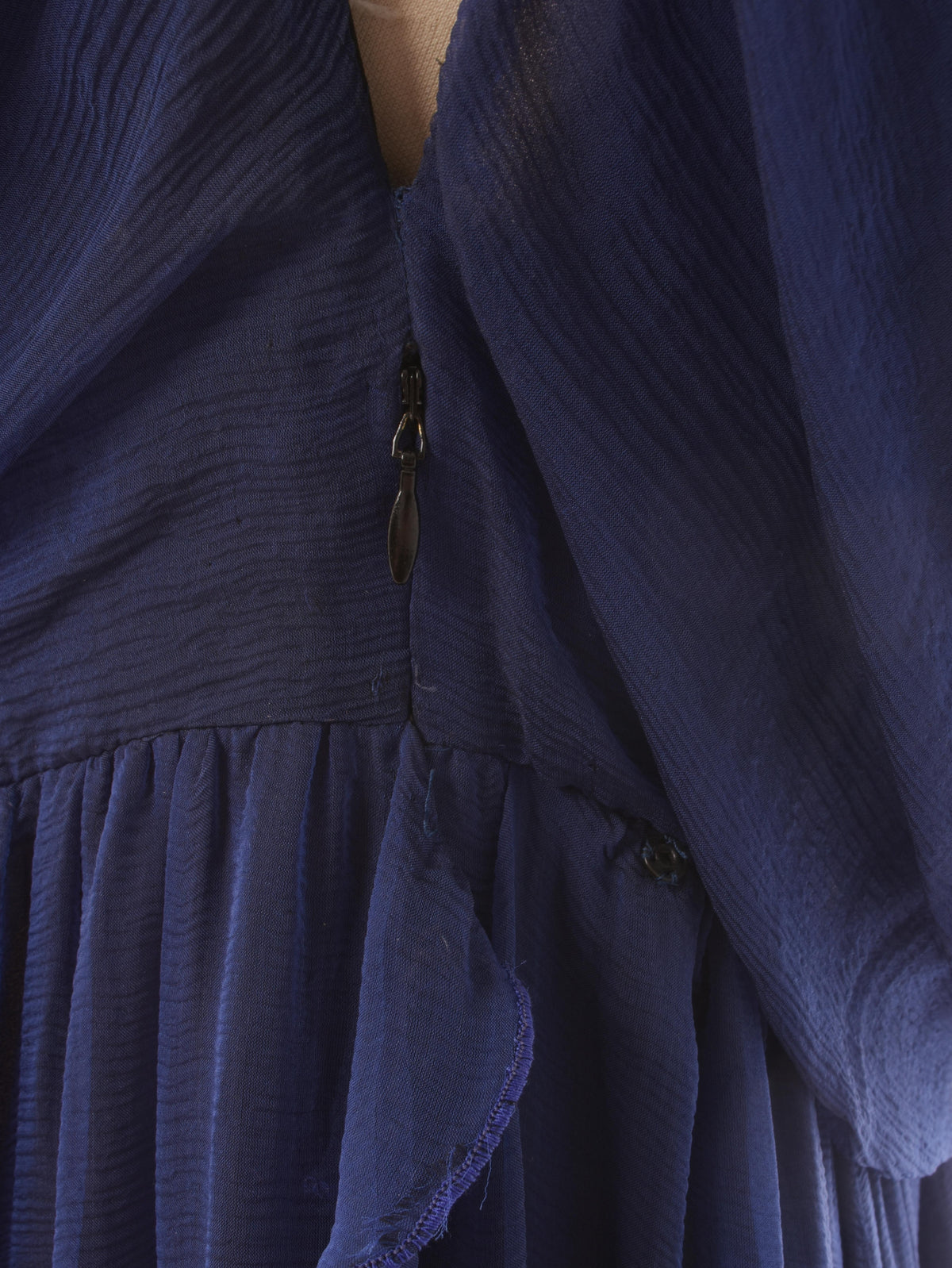 Krizia Blue And Black Long Dress WCV050624  Krizia 