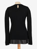 Gianfranco Ferré Wool Sweater with Leather Detail W2511.82  Gianfranco Ferré 