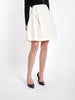 Y2K cream-coloured Chanel over-the-knee skirt
