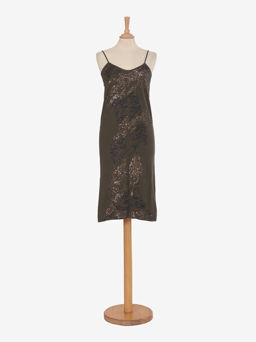 Krizia Knitted Midi Dress