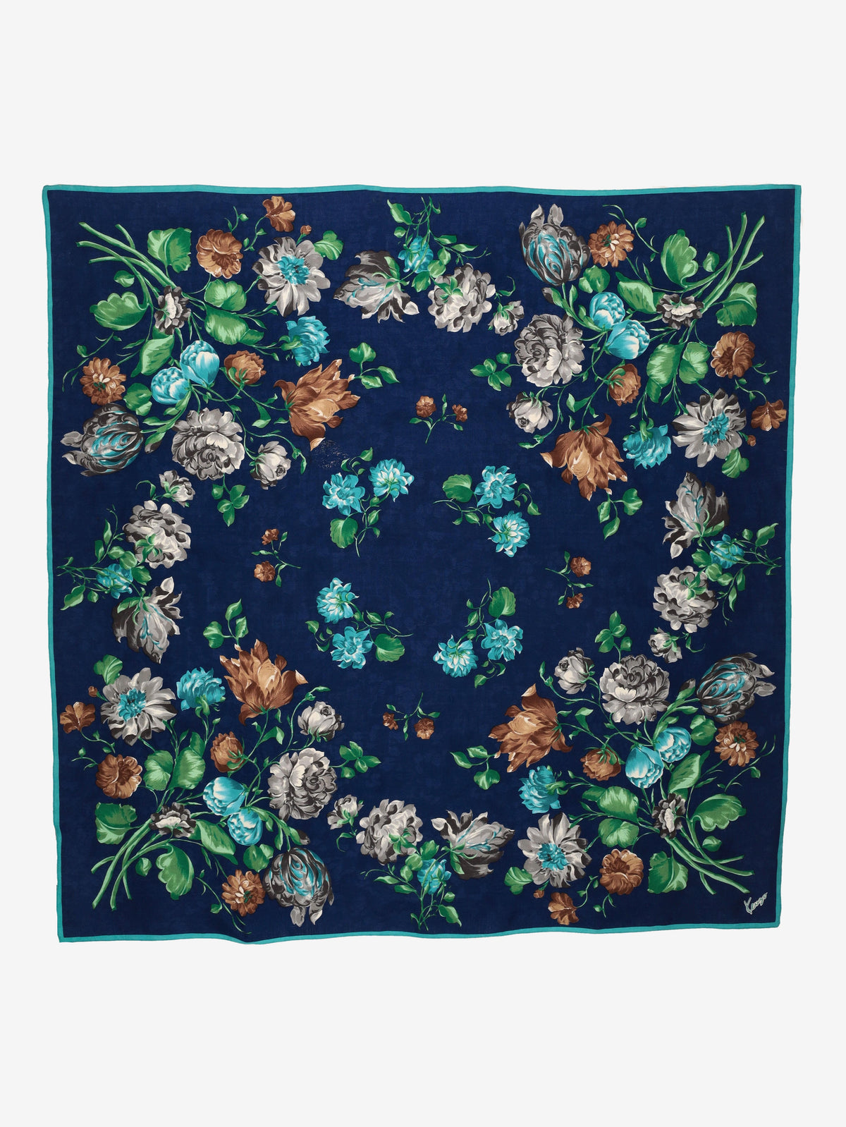 Kenzo Floral Wool-Blend Scarf W27526.60  Kenzo 