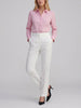 Emporio Armani White Straight-Leg Trousers W27526.37  Emporio Armani 