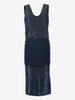Gianfranco Ferré Blue Navy Beaded Suit
