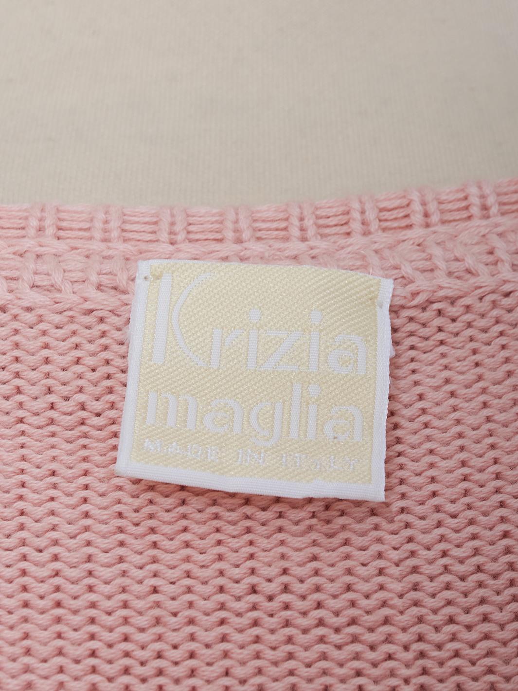 Krizia Maglia in cotone con stampa astratta