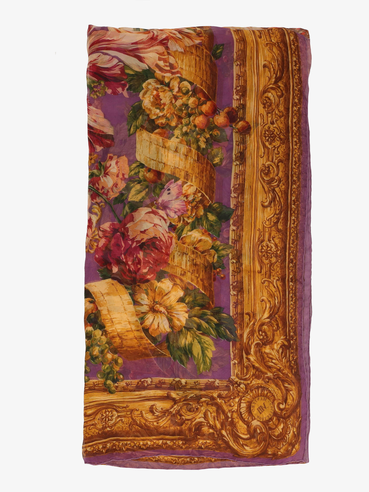 Mantero Flowered Silk Foulard