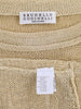 Brunello Cucinelli Maxi Camicia in Lurex Oro