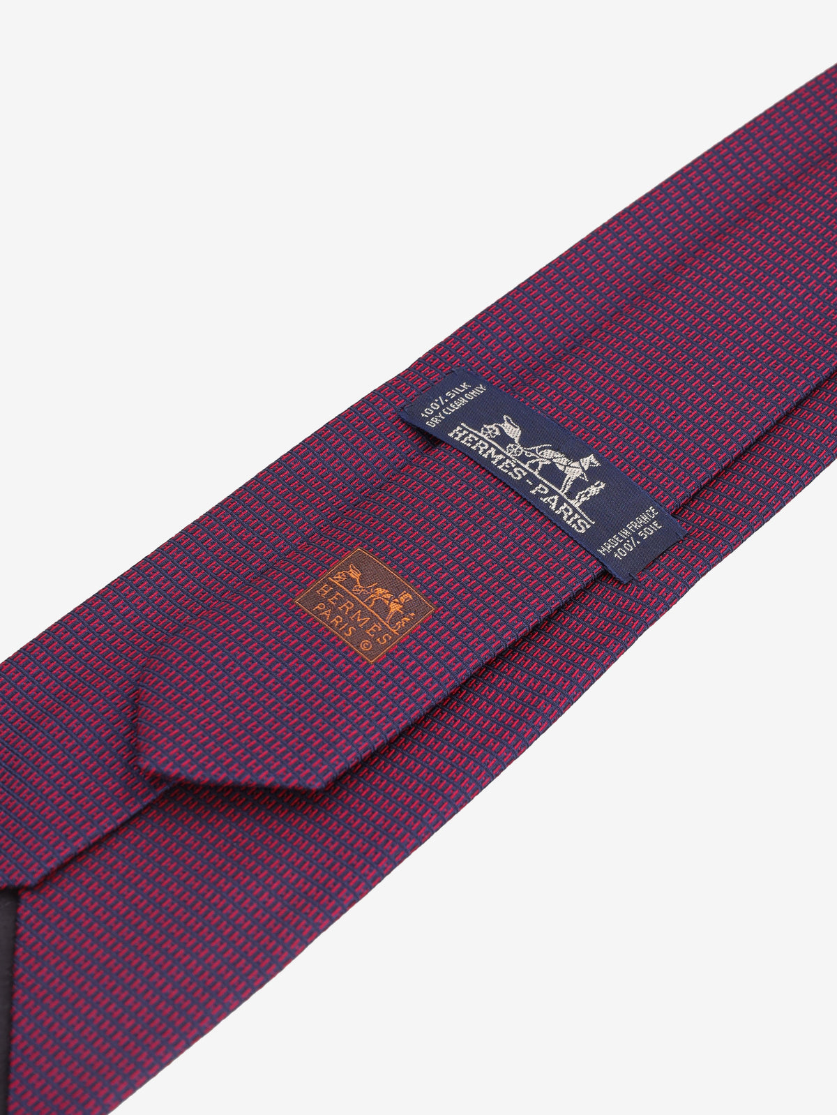 Hermès Optical H Pattern Silk Tie W24626.4  Hermès 