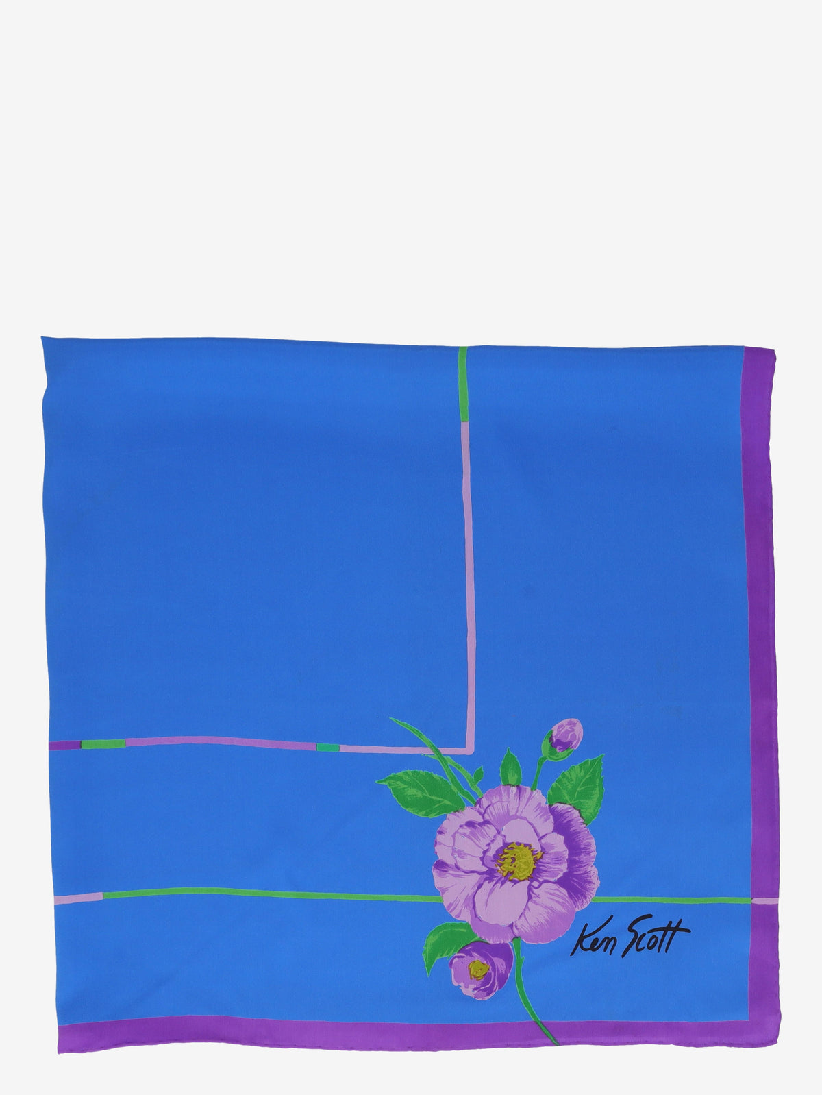 Ken Scott Butterfly Print Silk Scarf W27526.86  Ken Scott 