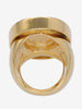 Kenneth Jay Lane White Enamelled Oval Ring CVR24.1.146  Kenneth Jay Lane 