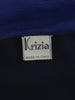 Krizia Blue And Black Long Dress WCV050624  Krizia 